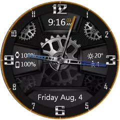 download Carbon Gears HD Watch Face APK