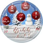 Christmas Snow HD-icoon