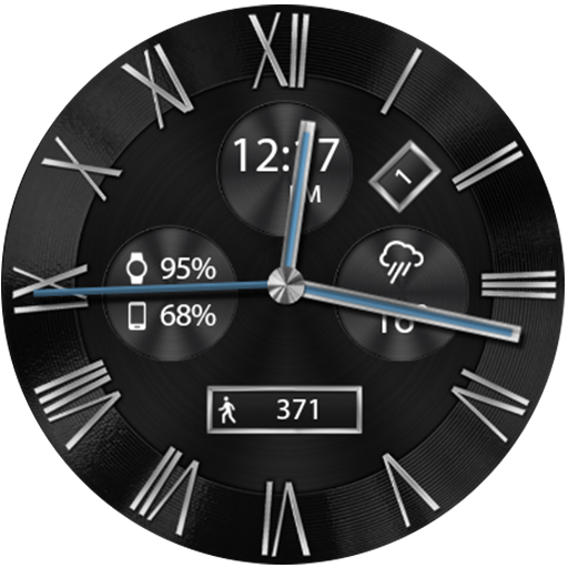 Classic Black HD Watch Face