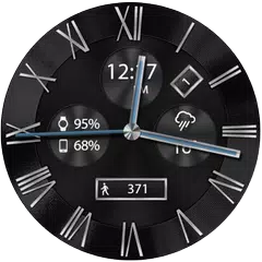 Classic Black HD Watch Face アプリダウンロード