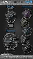 Classic Black HD الملصق