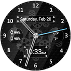 Icona Black Glass HD Watch Face