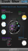 Black Glass HD Watch Face 截图 2