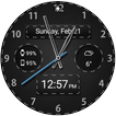 Black Leather HD Watch Face