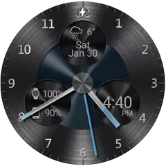 Black Metal HD Watch Face APK download