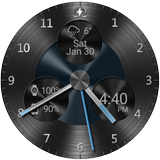 Black Metal HD Watch Face APK