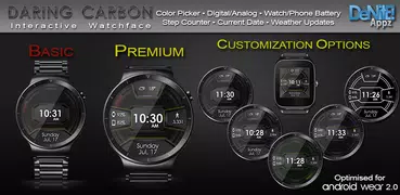 Daring Carbon HD Watch Face