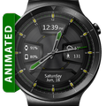 Daring Graphite HD WatchFace Widget Live Wallpaper