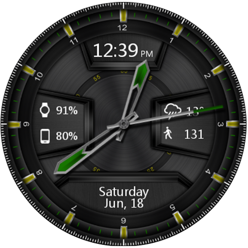 Daring Graphite HD Watch Face