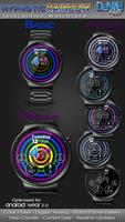 Hypnotic Rainbow Watch Face Affiche