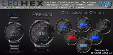 LED Hex HD Watch Face