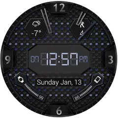 LED Hex HD Watch Face APK Herunterladen