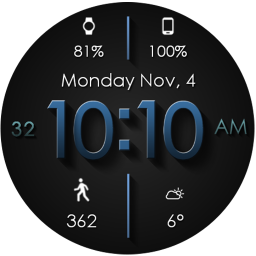 Material Shadow HD Watch Face