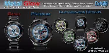 Metal Glow HD Watch Face