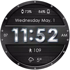 download Metallic Mesh HD Watch Face APK