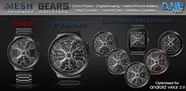 Mesh Gears HD Watch Face