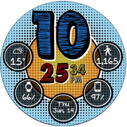 Retro Pop HD Watch Face