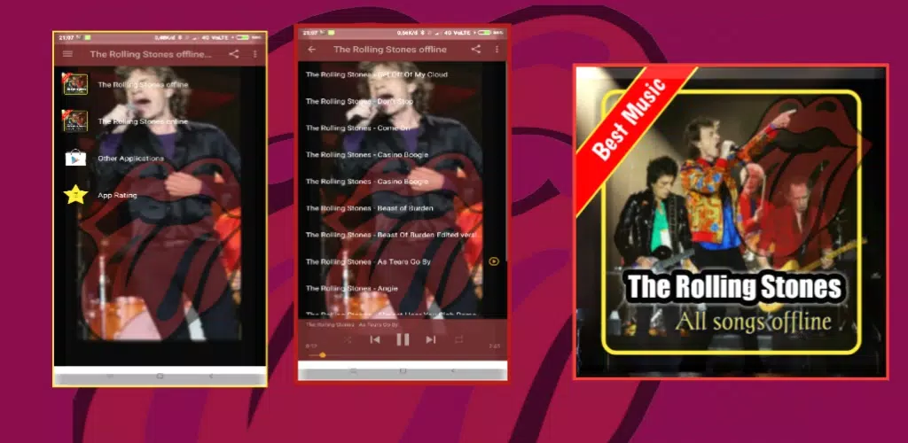 The Rolling Stones offline music mp3 APK for Android Download