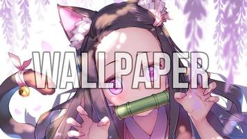 پوستر Nezuko Wallpaper - Cute Kimetsu no Yaiba Wallpaper