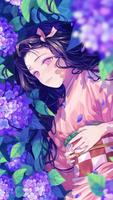 برنامه‌نما Nezuko Wallpaper - Cute Kimetsu no Yaiba Wallpaper عکس از صفحه