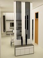 Modern Minimalist Room Divider Design poster