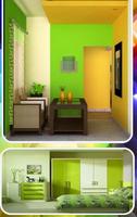 home interior paint design poster