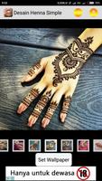 Henna design simples imagem de tela 2