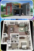 desain home 3d постер