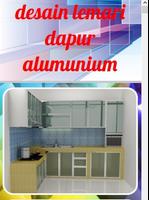 design of aluminum kitchen cab پوسٹر