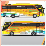 Autocollant Design d'autobus icône