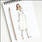 Fashion Sketch Design icon