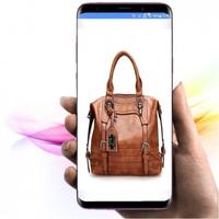 design of women's leather bags পোস্টার