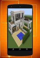 the latest design of the minecraft house poster