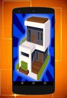the latest design of the minecraft house syot layar 2