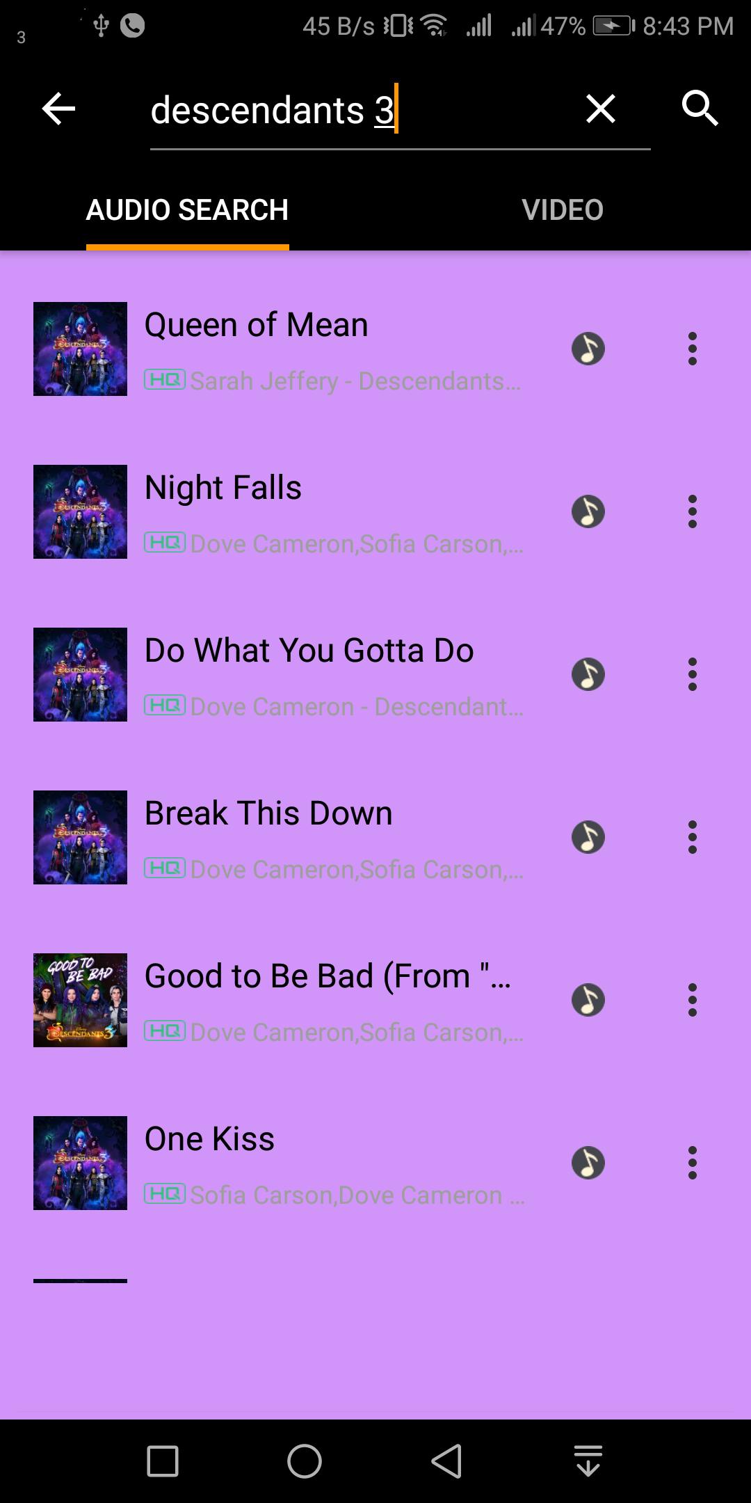 Descendants 3 Songs Complete Lyrics For Android Apk Download - audrey roblox descendants 3