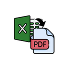Excel to Pdf ikona