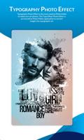 Typography Photo Effect Plakat