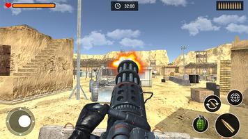 Firing Squad Desert - Gun Shooter Battleground Affiche