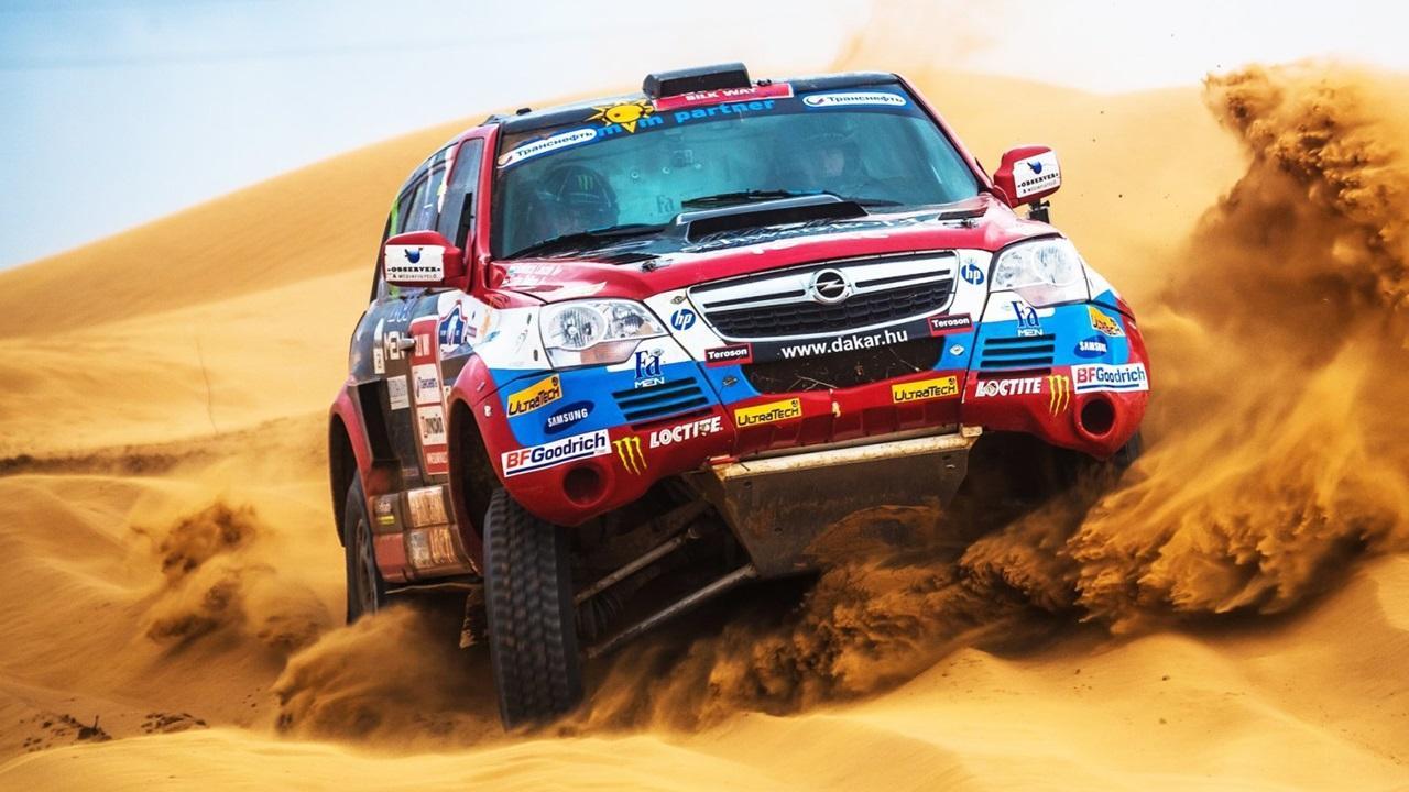 Rally Dakar пустыня