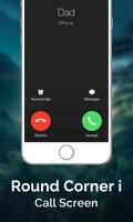 Round Corner i Call Screen OS11 Phone 8 Style Screenshot 1