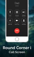 Round Corner i Call Screen OS11 Phone 8 Style Screenshot 2