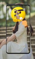 Face emoji remover Cartaz