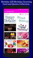 برنامه‌نما Happy Birthday GIF Collection عکس از صفحه