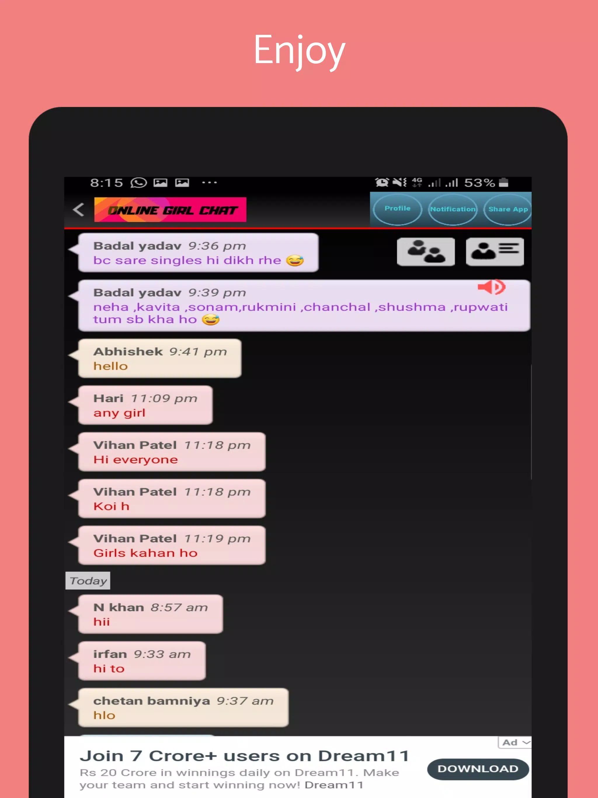 Sexy Indian Desi Girls Chat APK for Android Download