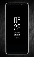 Always on display clock widget poster