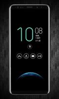 Always on display clock widget screenshot 1