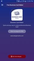 Easy Business Card Maker Affiche