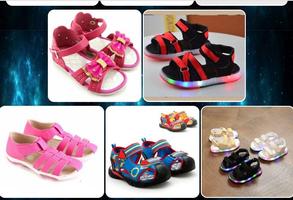 design of children's shoe sand পোস্টার