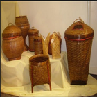 design of bamboo handicrafts icône