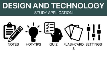 Design and Technology Study App スクリーンショット 1